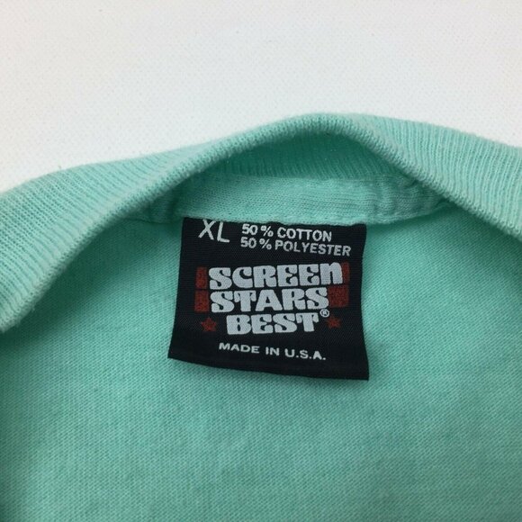 Vintage Womens 1989 Jinny Beyer Hilton Head Quilting Beach Run T-Shirt Size XL - Picture 3 of 9